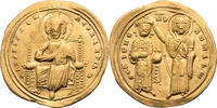 Byzanz Histamenon 1028-1034 Romanos III. Agyros, Christus / Romanos wird von Muttergottes bekrönt ss-vz
