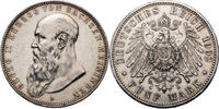 Kaiserreich, Sachsen-Meiningen 5 Mark Georg II. (1866-1914) - Kursmünze -