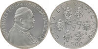 Vatikan 500 Lire Johannes Paul II. (1978-2005)- Auf den 70. Jahrestag der Lateranverträge -