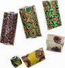 Westafrika Schmuckgeld 6 Millefiori-Perlen -