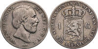 Niederlande 1 Gulden Willem III. (1849-1890) - Kursmünze (1850-1867) -