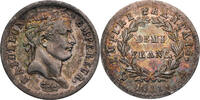 Frankreich Demi Franc Napoleon I. Bonaparte (1804-1814) - Kursmünze (1809-1814) -