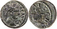 Bithynien Hemiassarion Nikaia, Caracalla, Kopf / brennender Altar mit Girlande, selten! -
