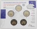 Bundesrepublik Deutschland 5 x 2 Euro Bundesländer Serie - Berlin - Schloss Charlottenburg -