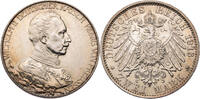 Kaiserreich, Preussen 2 Mark Wilhelm II. (1888-1918) - zum 25. Regierungsjubiläum -