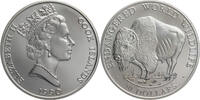 Cook Inseln 50 Dollars Elisabeth II. (1952-2022) - Gefährdete Tierwelt - Bison -
