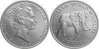 Cook Inseln 50 Dollars Elisabeth II. (1952-2022) - Gefährdete Tierwelt - Elefant -