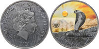 Niue 2 Dollars Echte Kobra -