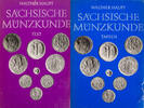 Hamburg Literatur Walther Haupt - Sächsische Münzkunde - Tafel- und Textband -