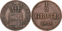 Oldenburg ½ Grote Paul Friedrich August (1829-1853) - Kursmünze -