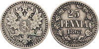Finnland 25 Penniä Alexander II. (1855-1881) - Kursmünze (1865-1917) -