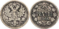 Finnland 25 Penniä Alexander II. (1855-1881) - Kursmünze (1865-1917) -