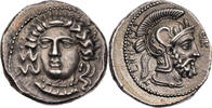 Kilikien Stater Tarsos, Satrap Datames, Nymphenkopf / Kopf des Ares -