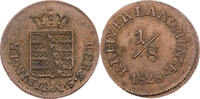 Sachsen-Meiningen 1/8 Kreuzer Bernhard Erich Freund (1803-1866) - Kursmünze -