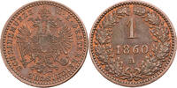 Österreich, Kaiserreich 1 Kreuzer Franz Joseph I. (1848-1916) - Kursmünze (1858-1881) -