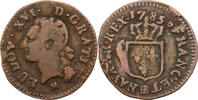 Frankreich, Königreich 1 Liard Ludwig XVI. (1774-1792)- Straßburg -