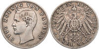 Kaiserreich, Bayern 2 Mark Otto (1886-1913) - Kursmünze (1891-1913) -