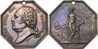 Frankreich, Königreich Silberjeton Ludwig XVIII. (1814-1815, 1815–1824) -