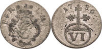 Schwarzburg Rudolstadt 6 Pfennig Ludwig Günther II. (1767-1790) - Kursmünze (1779-1786) -