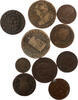 Frankreich Lot von 10 Münzen -