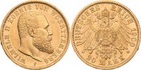 Kaiserreich, Württemberg 20 Mark Wilhelm II. (1891-1918) - Kursmünze (1894-1914) -