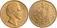 Kaiserreich, Bayern 20 Mark Ludwig II. (1864-1886) - Kursmünze (1872-1873) -