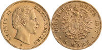 Kaiserreich, Bayern 5 Mark Ludwig II. (1864-1886) - Kursmünze (1877-1878) -