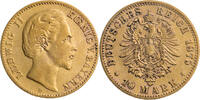 Kaiserreich, Bayern 10 Mark Ludwig II. (1864-1886) - Kursmünze (1874-1881) -