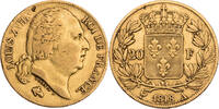 Frankreich 20 Francs Ludwig XVIII. (1815–1824) - Kursmünze (1816-1824) -