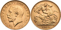 Australien Half Sovereign George V. (1910-1936) - Kursmünze (1911-1918) - Perth -
