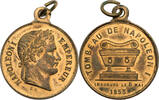 Frankreich, 2. Kaiserreich Tragbare Medaille Napoleon I. (1804-1814, 1815) - Grabmal -