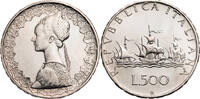Italien 500 Lire Caravelle - Kursmünze (1958-2001) -