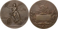 Frankreich, 3. Republik Medaille Preismedaille für Radrennfahrer, von Frédéric de Vernon, bei Monnaie de Paris -