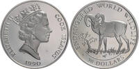 Cook Inseln 50 Dollars Elizabeth (1952-2022) - Gefährdete Tierwelt - Dickhornschaf -