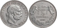 Ungarn 5 Korona Franz Josef I. (1848-1916) - Kursmünze (1900-1909) -