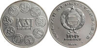Ungarn 100 Forint Auf 25 Jahre Gründung des Rat für gegenseitige Wirtschaftshilfe (COMECON) -
