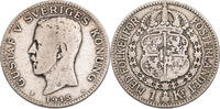 Schweden 1 Krona Gustaf V. (1907-1950) - Kursmünze (1910-1942) -