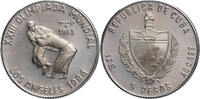 Kuba 5 Pesos Olympische Spiele 1984 in Los Angeles - Judo -