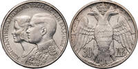 Griechenland 30 Drachmen Hochzeit König Kostantin II. mit Prinzessin Annemarie von Dänemark -