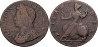Großbritannien Half Penny George II. (1727-1760) - Kursmünze (1729-1739) -