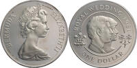 Bermuda 1 Dollar Elisabeth II. - Royal Wedding -