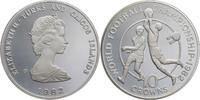 Turks and Caicos Islands 10 Crowns Fußballweltmeisterschaft 1982 in Spanien -