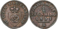 Lippe, Grafschaft 1 Pfenning Leopold III. (1851-1875) - Kursmünze (1851-1858) -