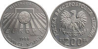 Polen, Volksrepublik 200 Zloty Europameisterschaft 1988 - Probe/Proba -