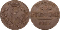 Sachsen-Coburg-Saalfeld 2 Pfennige Ernst I. (1806-1826) -