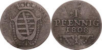Sachsen-Coburg-Saalfeld 1 Pfennig Ernst I. (1806-1826) - Kursmünze (1808-1826) -