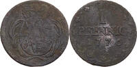 Sachsen, Albertinische Linie 1 Pfennig Friedrich August III. (1763-1806) - Kursmünze (1772-1806) -