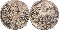 Pfalz, Kurlinie 2 Kreuzer Karl Theodor (1743-1799), Mannhein -
