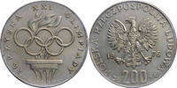 Polen, Volksrepublik 200 Zloty Olympische Spiele 1976 in Montreal -