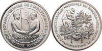 200 Francs 1972 Ruanda FAO-Serie: 10 Jahre Unabhängigkeit vz, Kratzer